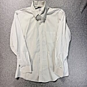 Brooks Brothers Regent Dress‎ Shirt Non Iron Grid Check Button Down 16 1/2-34